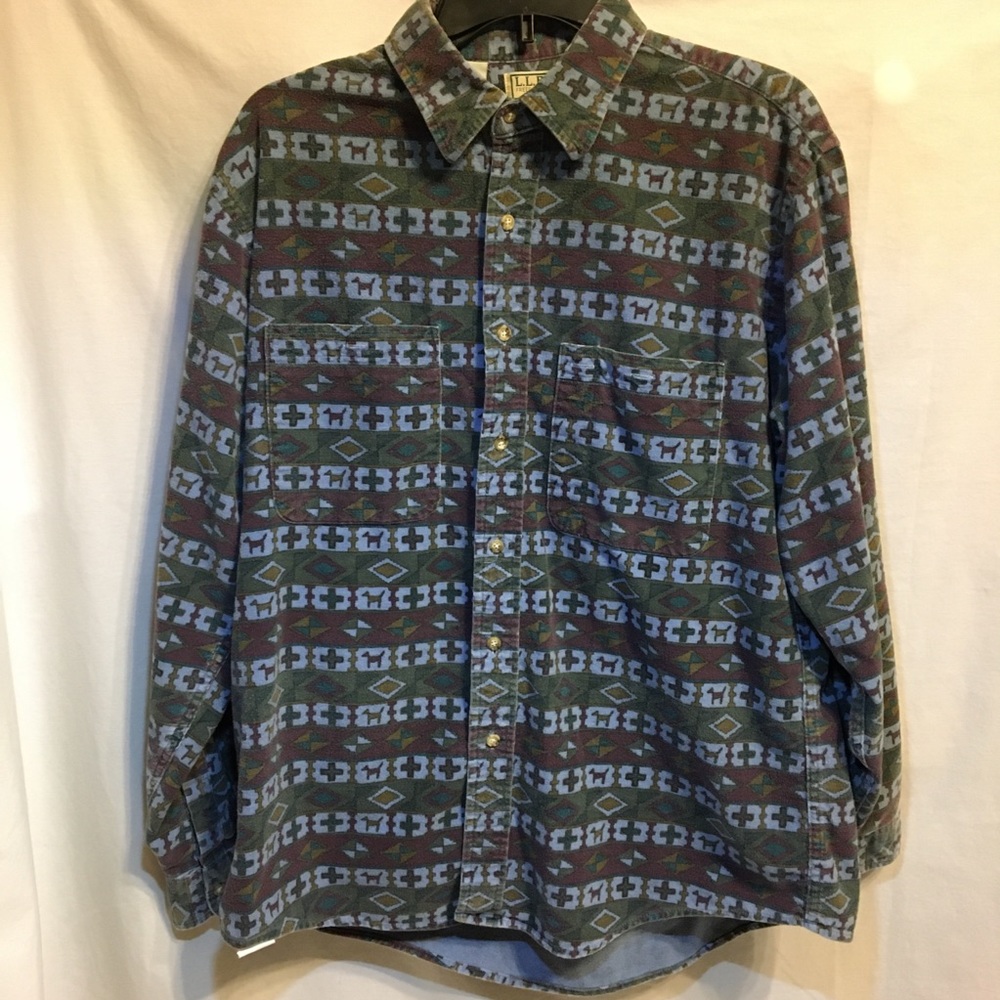 L.L. Bean VINTAGE Buttondown Collared Shirt